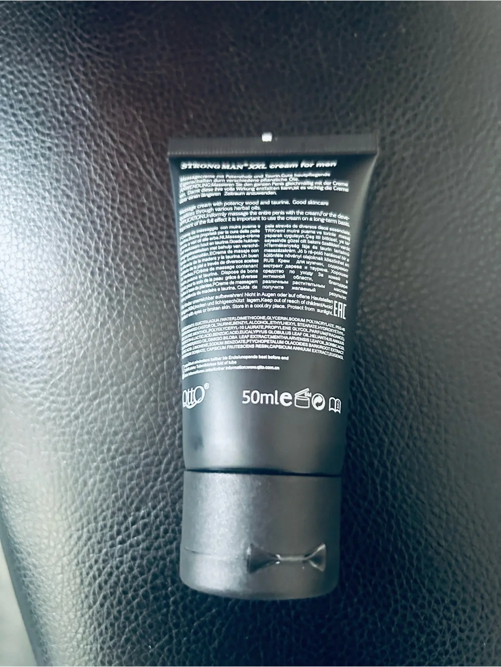 XXL Black Men’s Grooming Cream